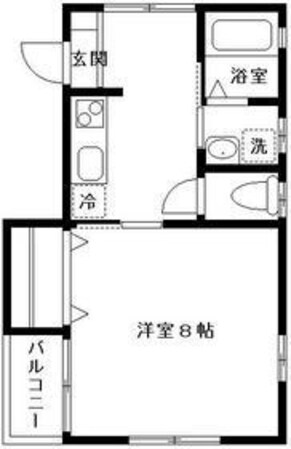 サンハープの物件間取画像